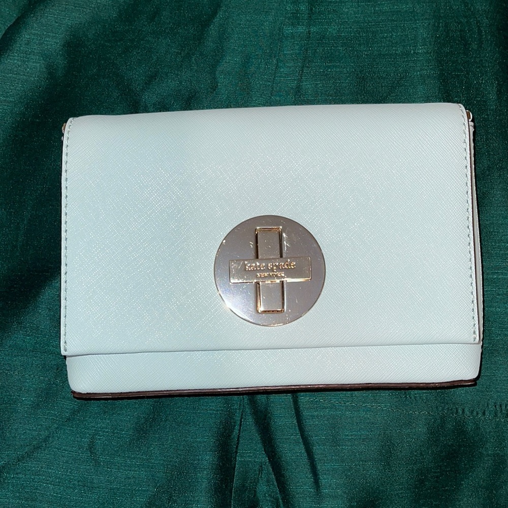 Kate Spade Light Blue Clutch
